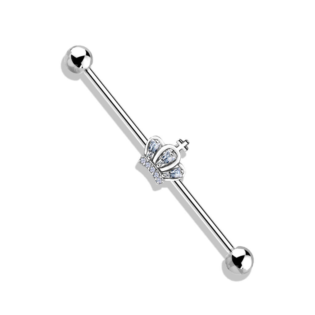 Sparkling Crown Industrial Barbell