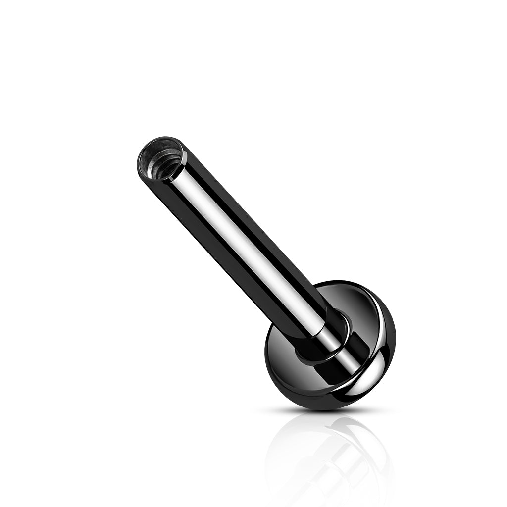 Titanium Threaded 3mm Flat Back Labret Post