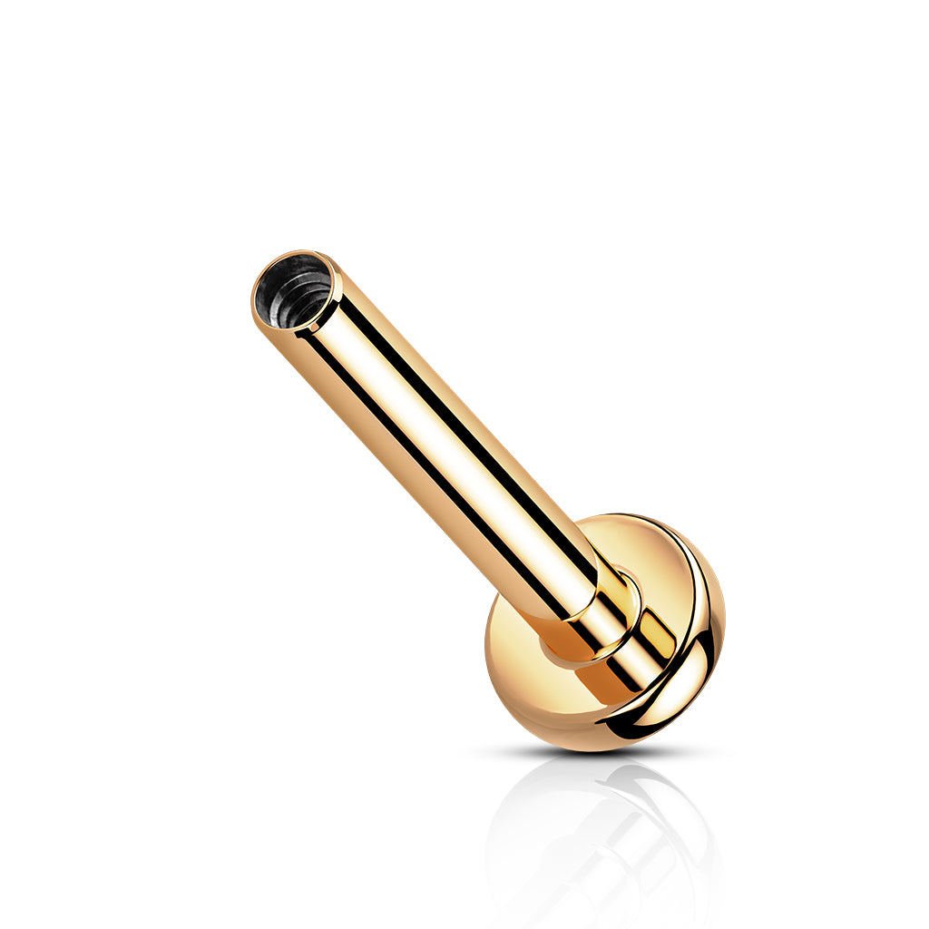 Titanium Threaded 3mm Flat Back Labret Post