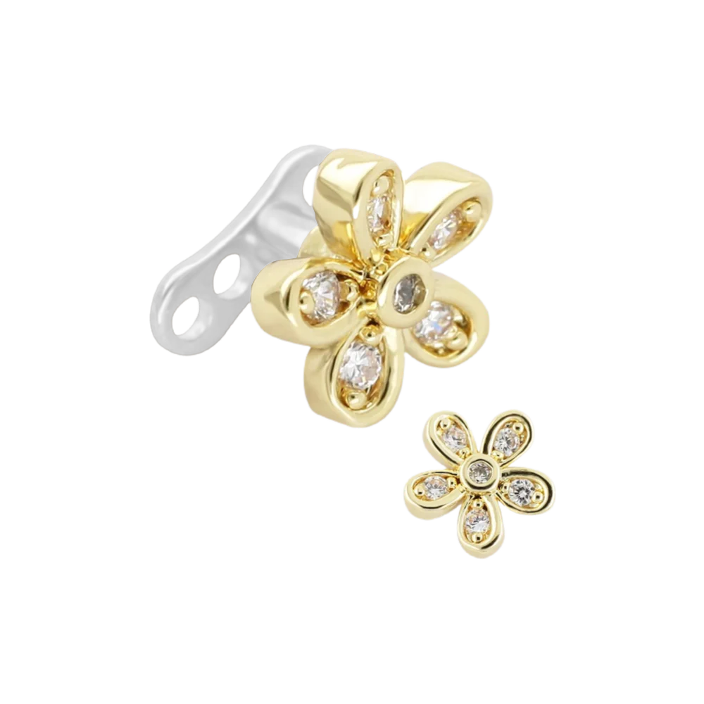 Yellow Daisy Dermal Anchor Top