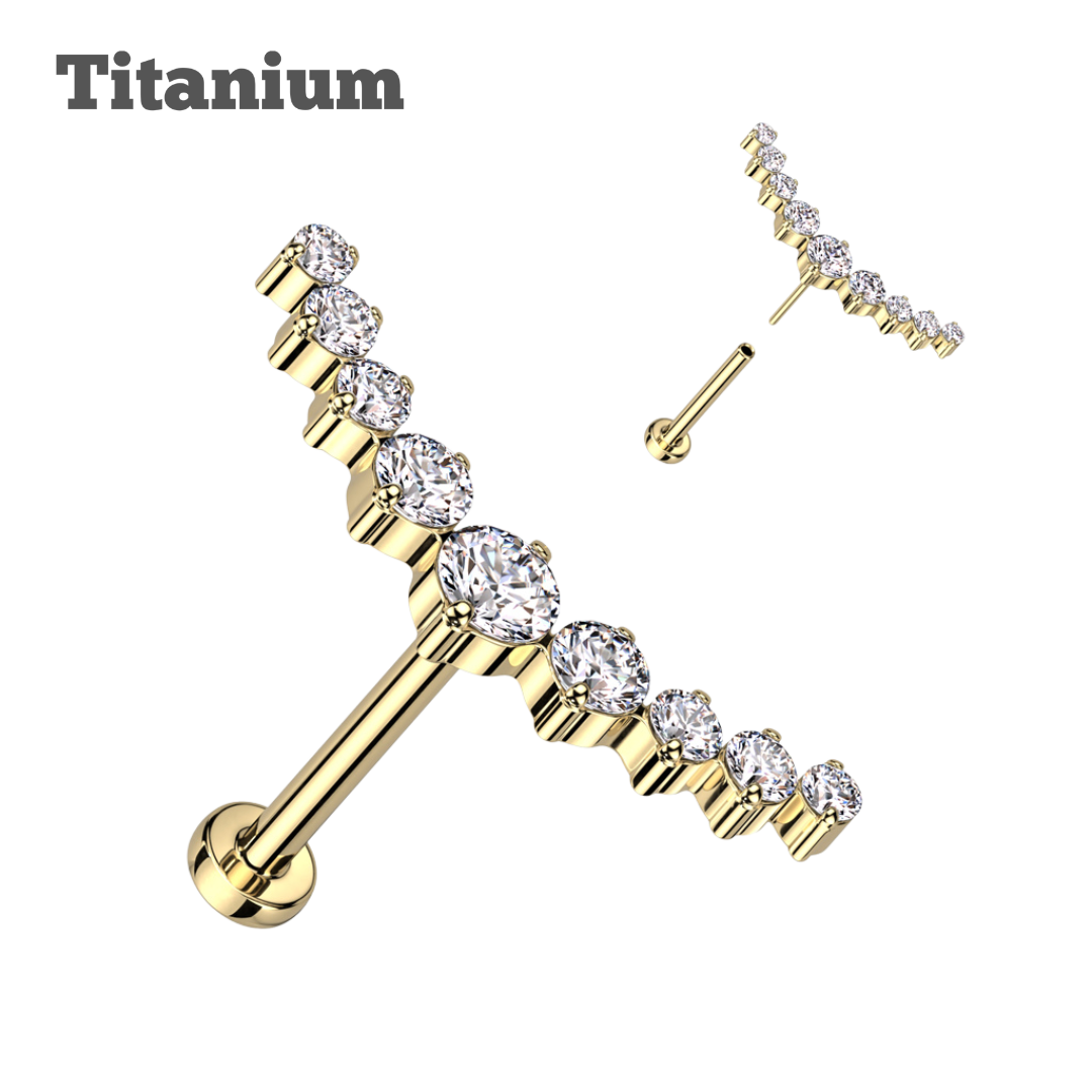 Constellation Titanium Threadless Labret