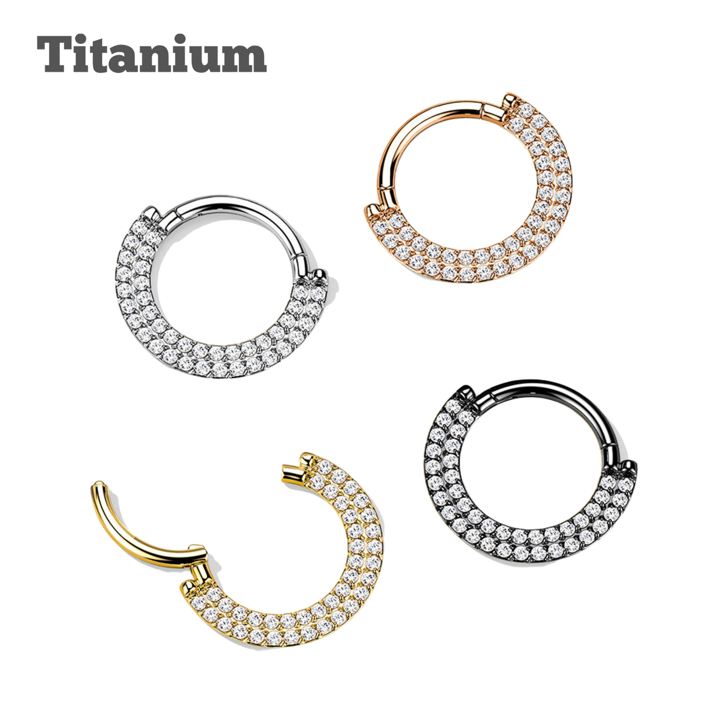 Fan Titanium Hinged Hoop