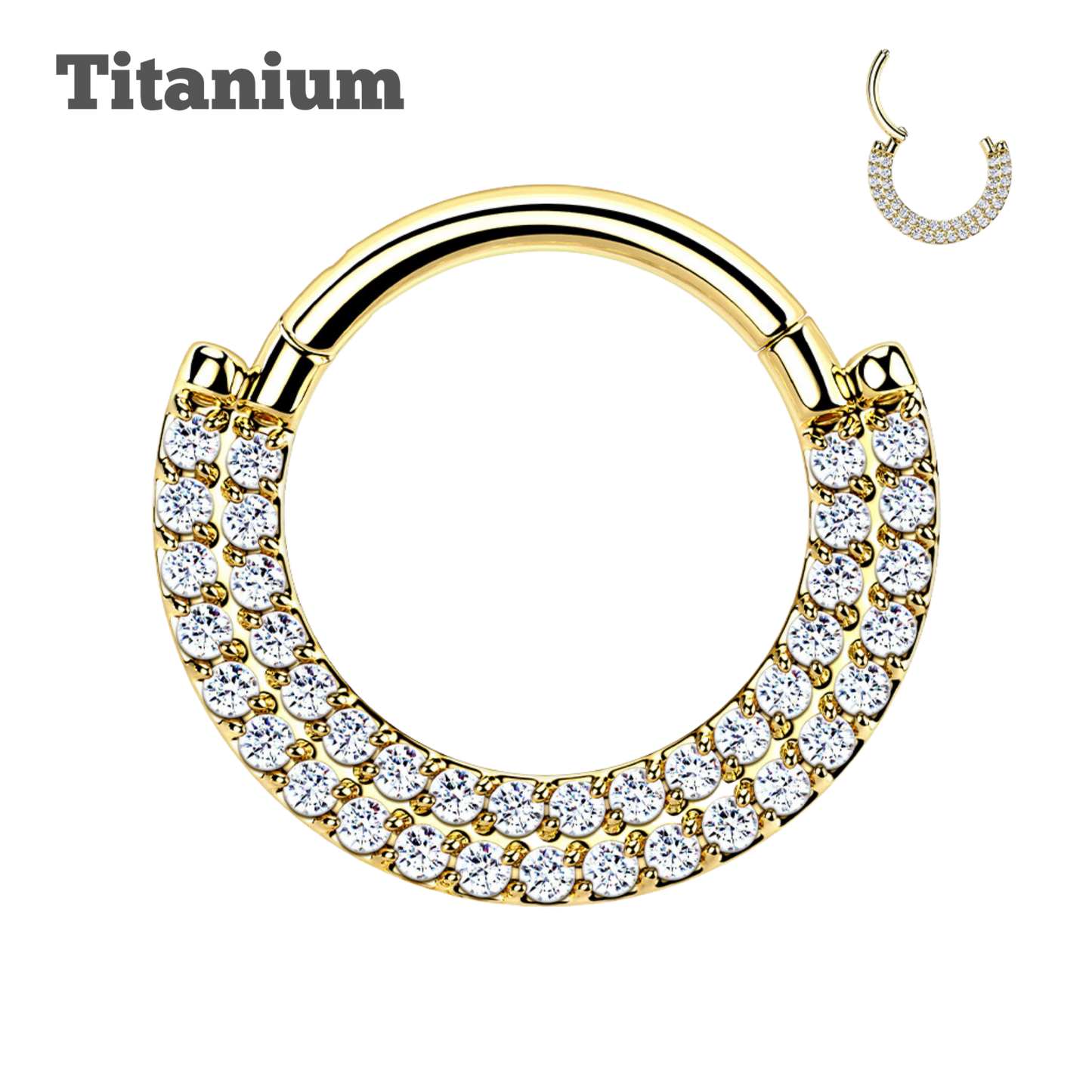 Fan Titanium Hinged Hoop
