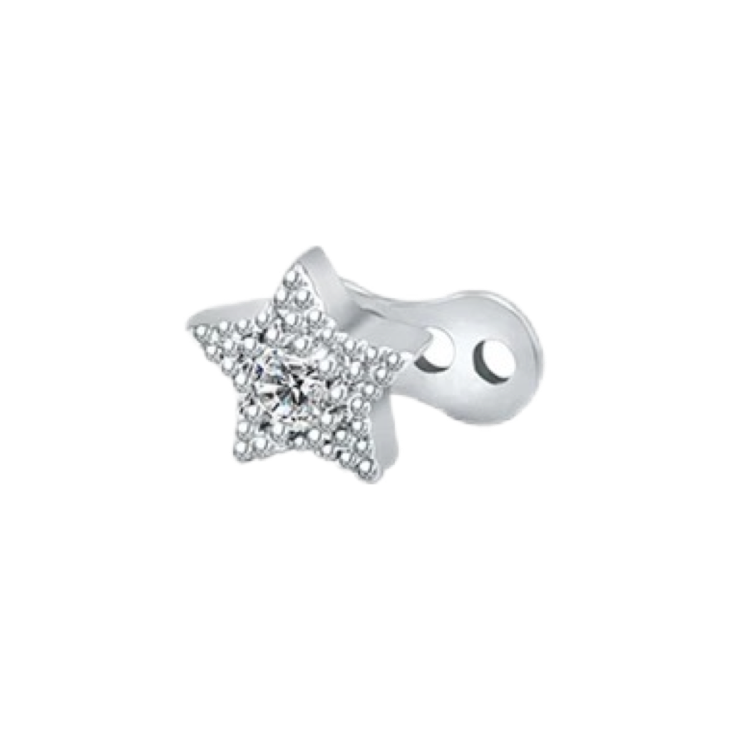 Star CZ Dermal Anchor Top