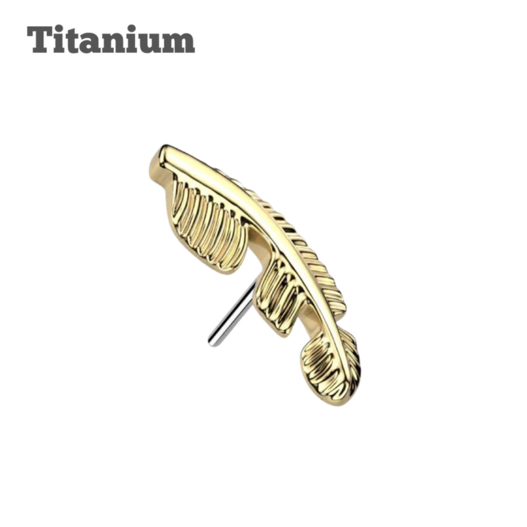 Titanium Feather Threadless Top