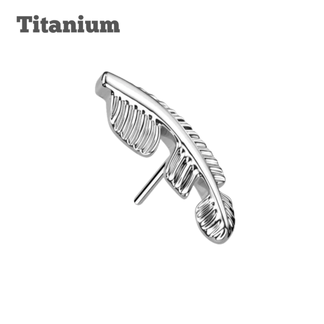 Titanium Feather Threadless Top