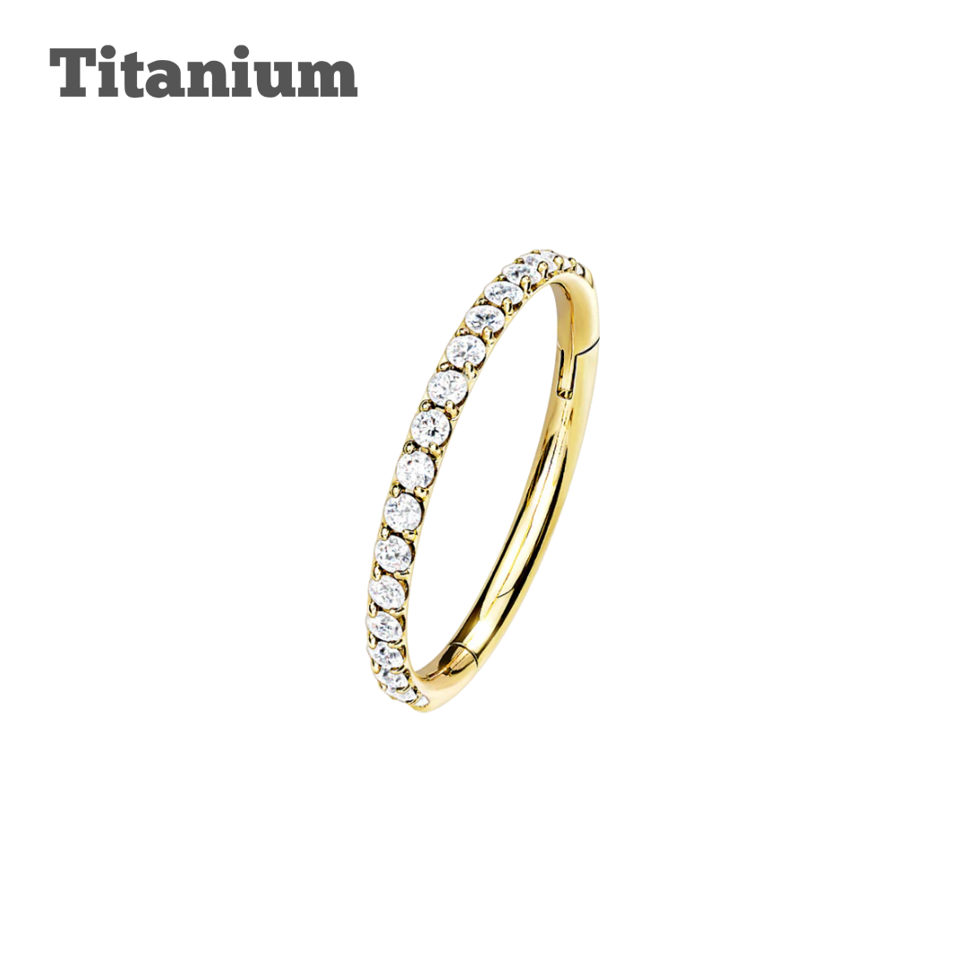 Titanium Outfacing Paved Hinged Hoop