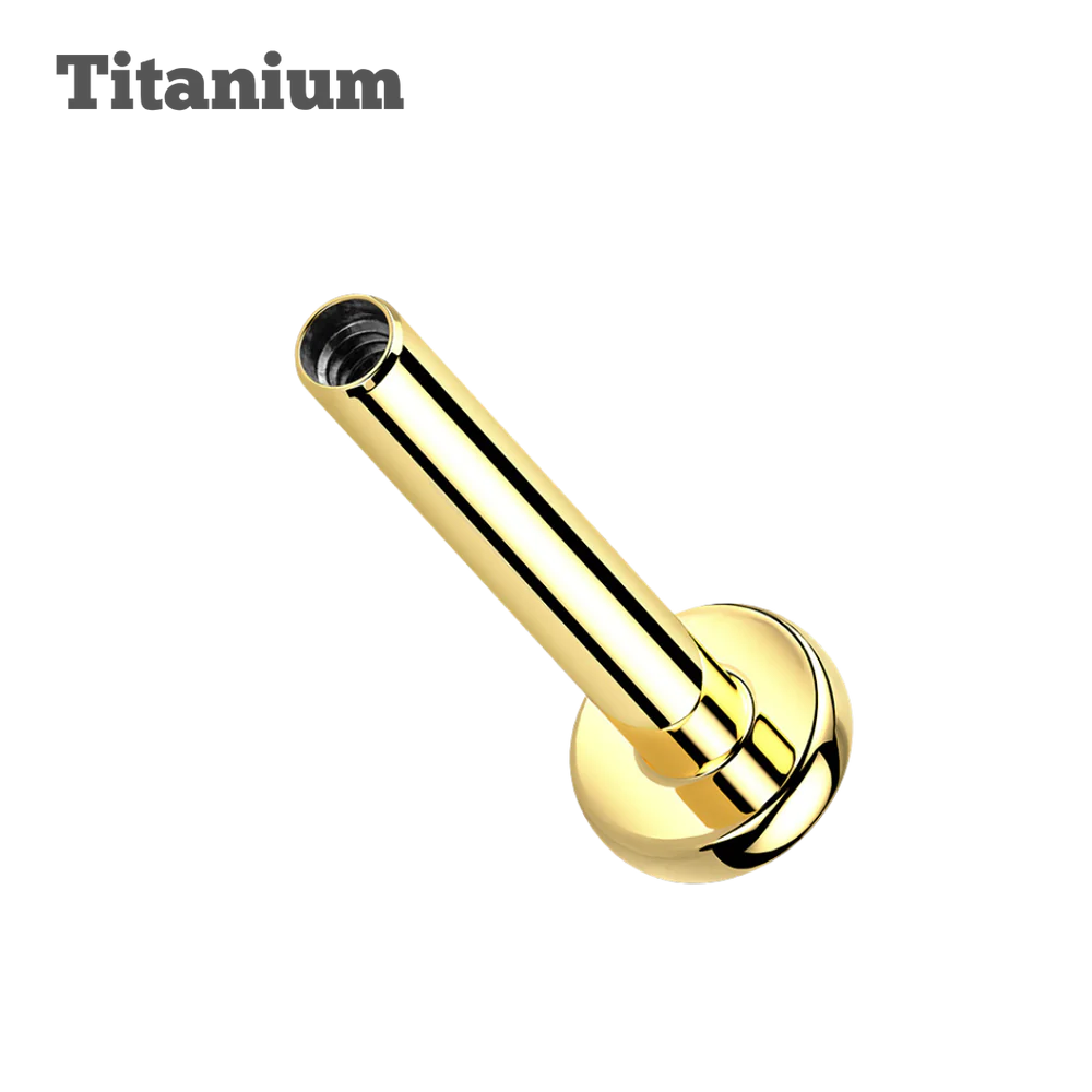 Titanium Internally Threaded 4mm Base Labret Posts