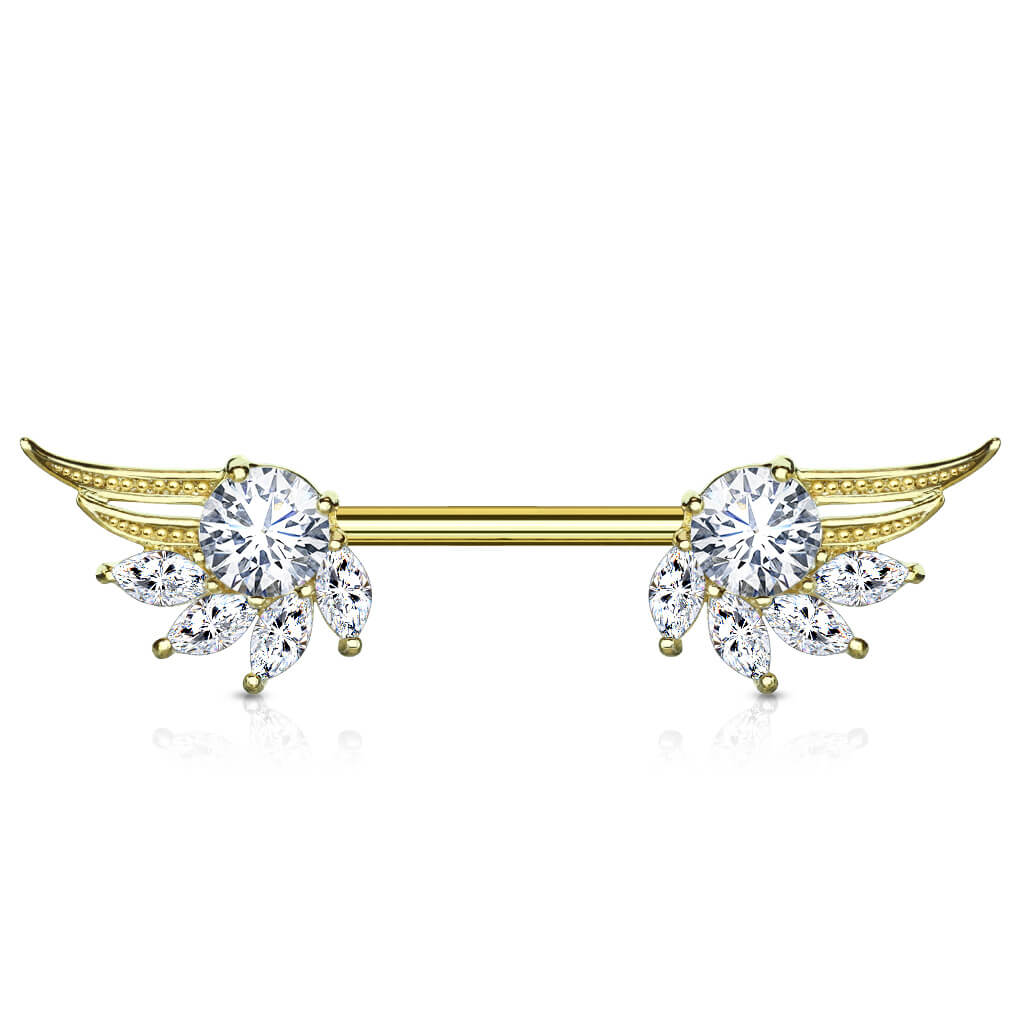 Wing Ends Straight Barbell