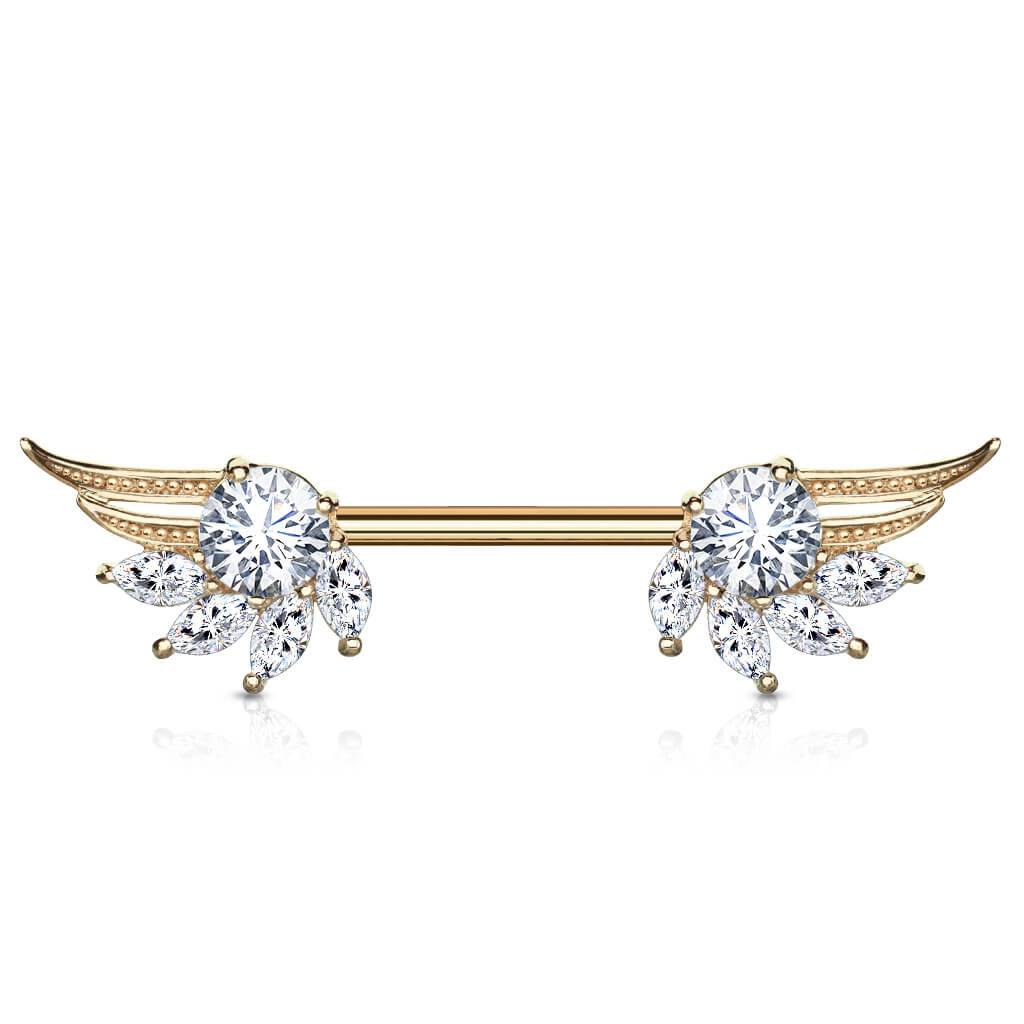 Wing Ends Straight Barbell