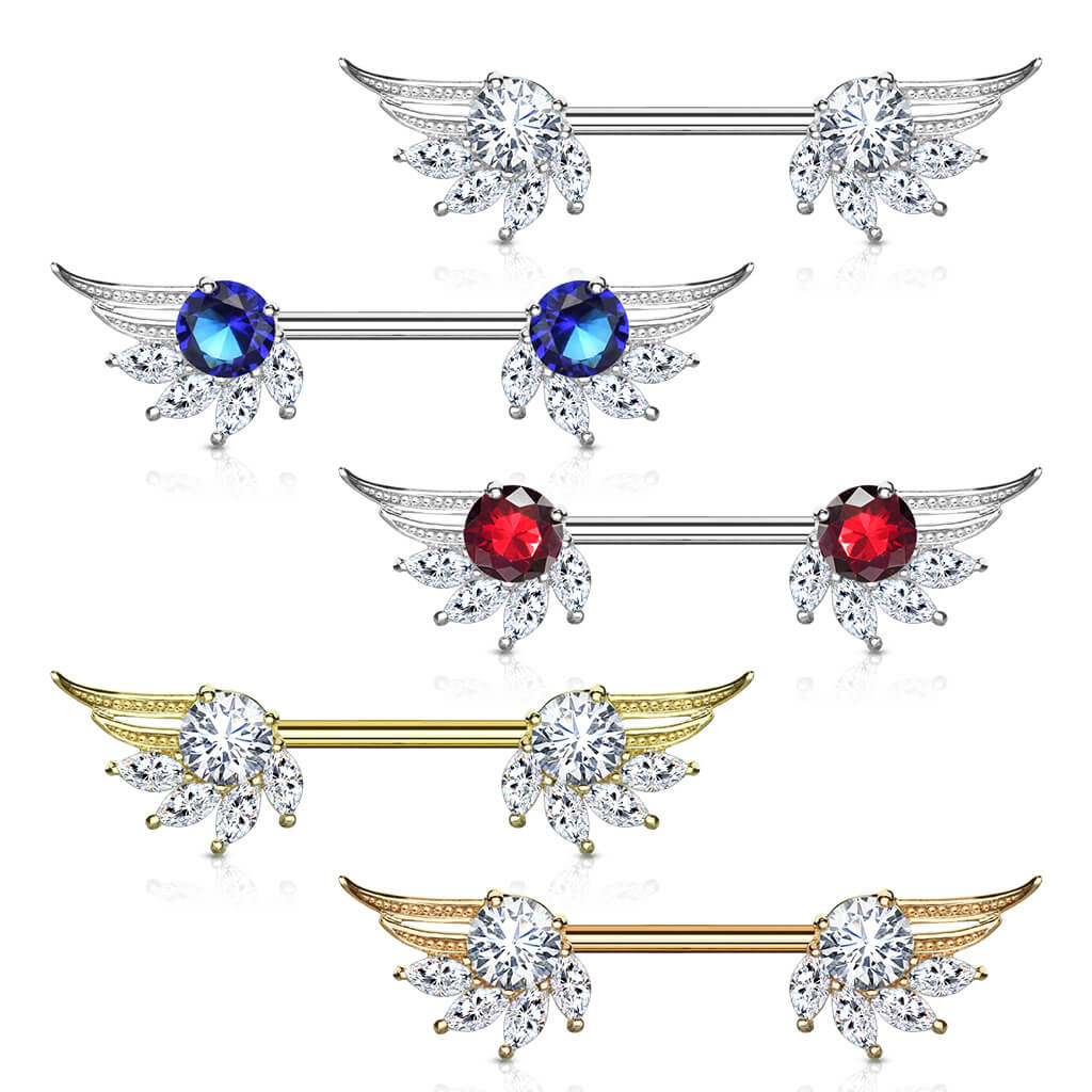 Wing Ends Straight Barbell