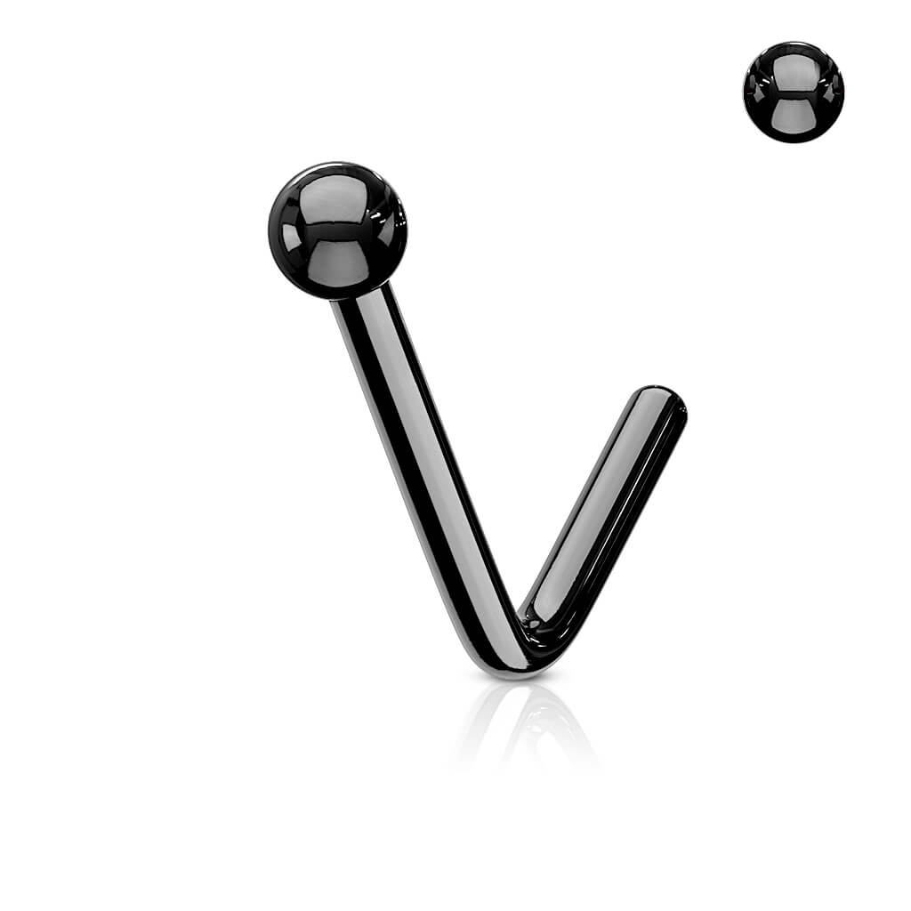 Ball End L-Bend Nose Stud