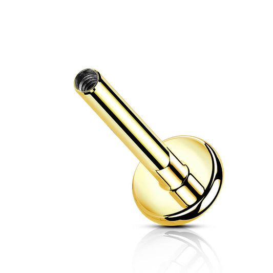 Titanium Internally Threaded 4mm Base Labret Posts