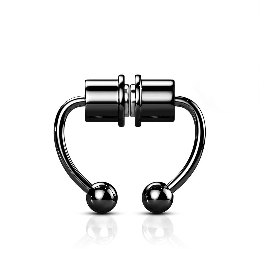 Magnetic Faux Septum Horseshoe Ring