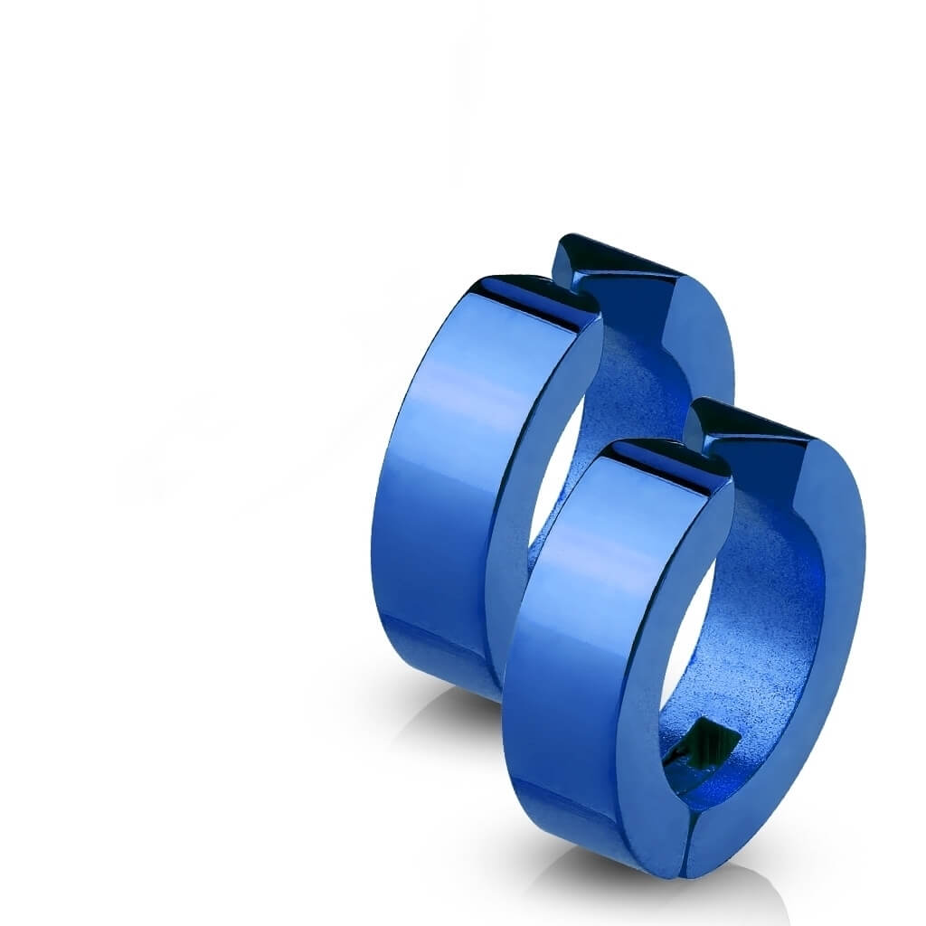 Color IP Hoop Ear Cuffs - Non-Piercing Clip-On Earrings