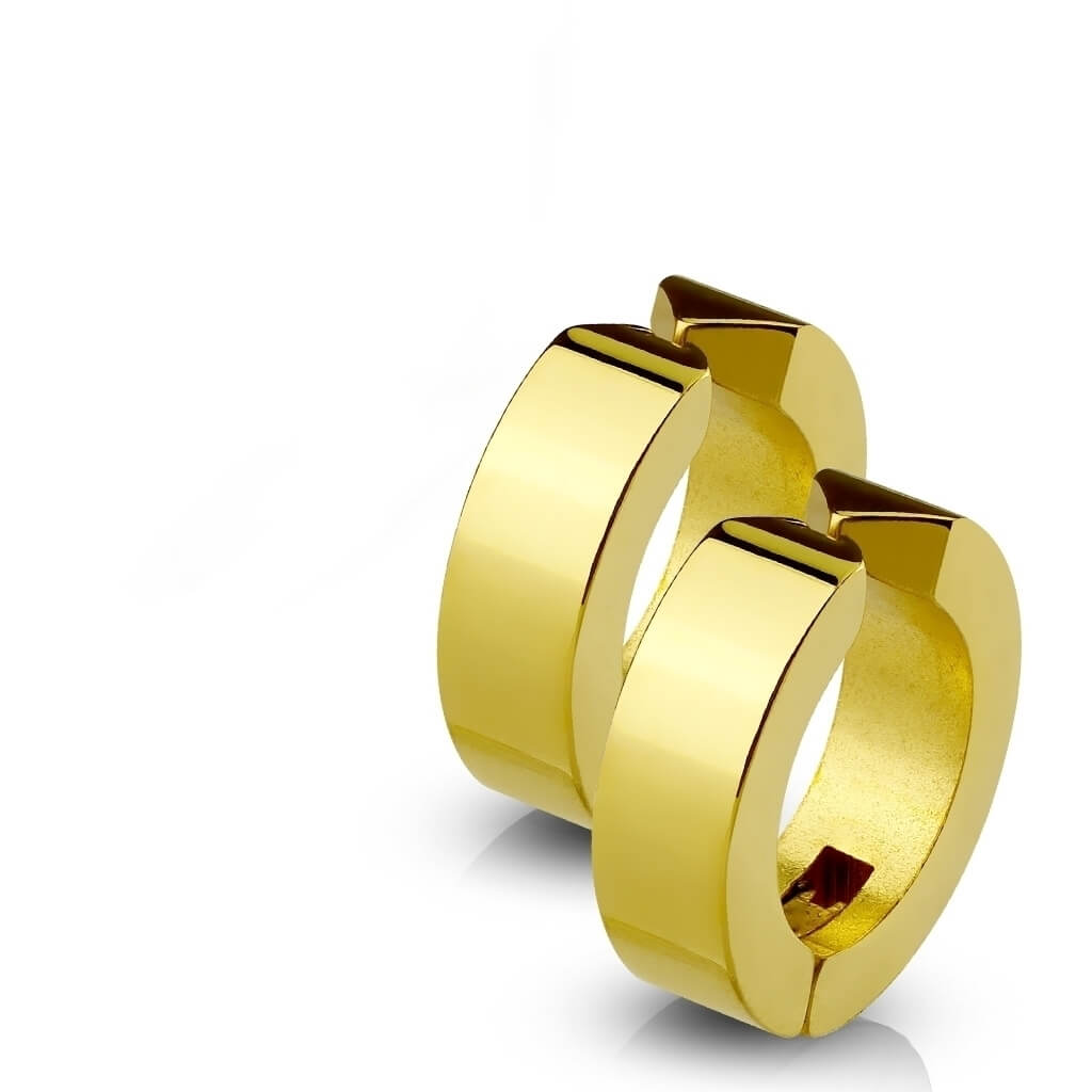 Color IP Hoop Ear Cuffs - Non-Piercing Clip-On Earrings