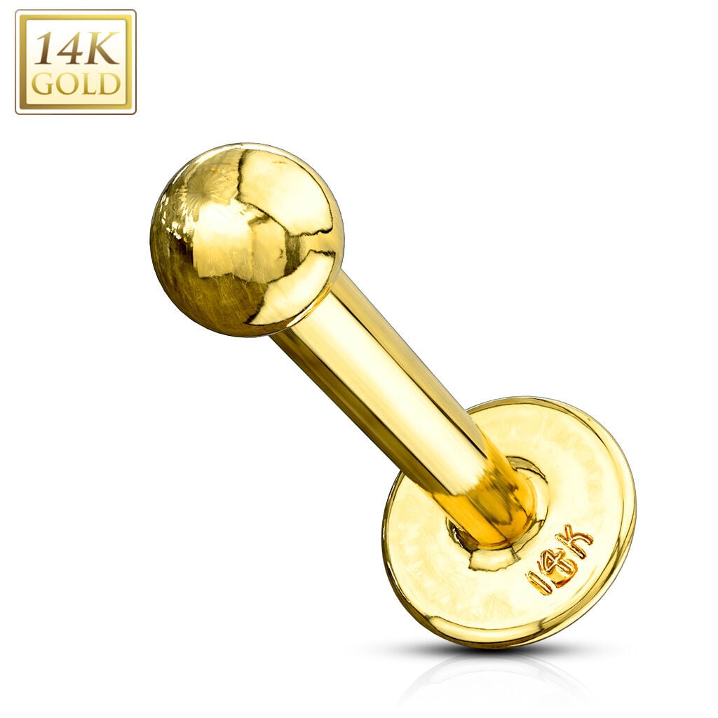 14K Gold Labret / Monroe Stud