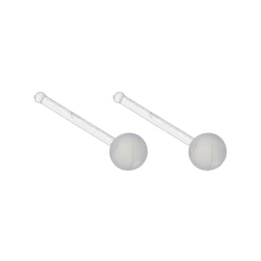 Ball Top Silicon Plastic Nose Stud