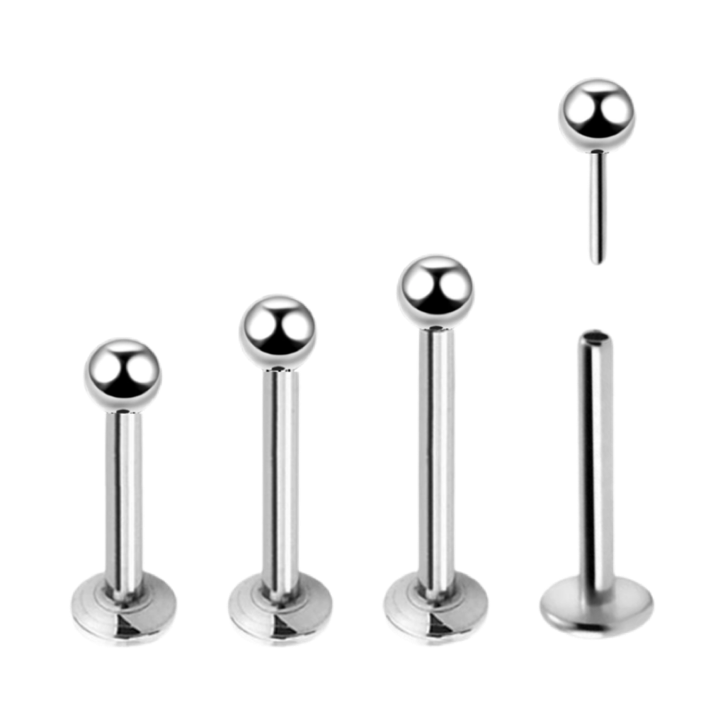 TITANIUM Ball Top Threadless Labret