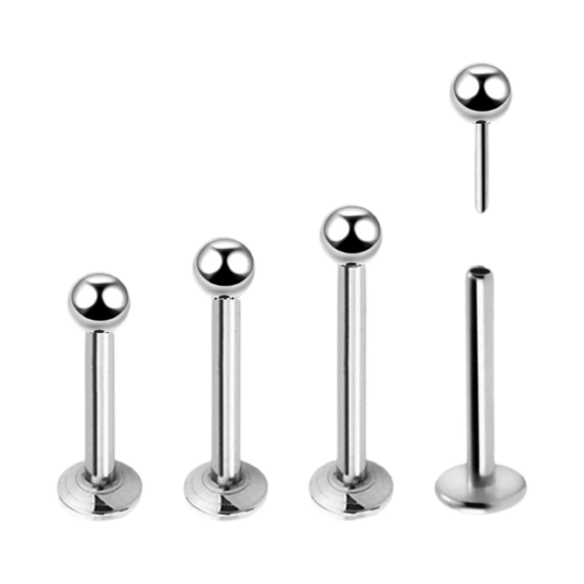 TITANIUM Ball Top Threadless Labret