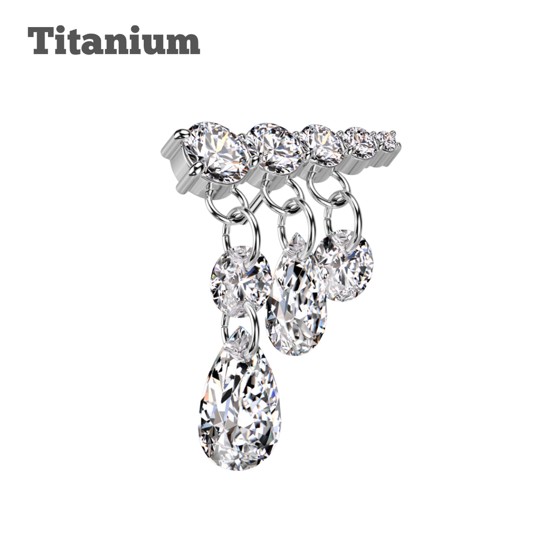 Chandelier Titanium Threadless Top