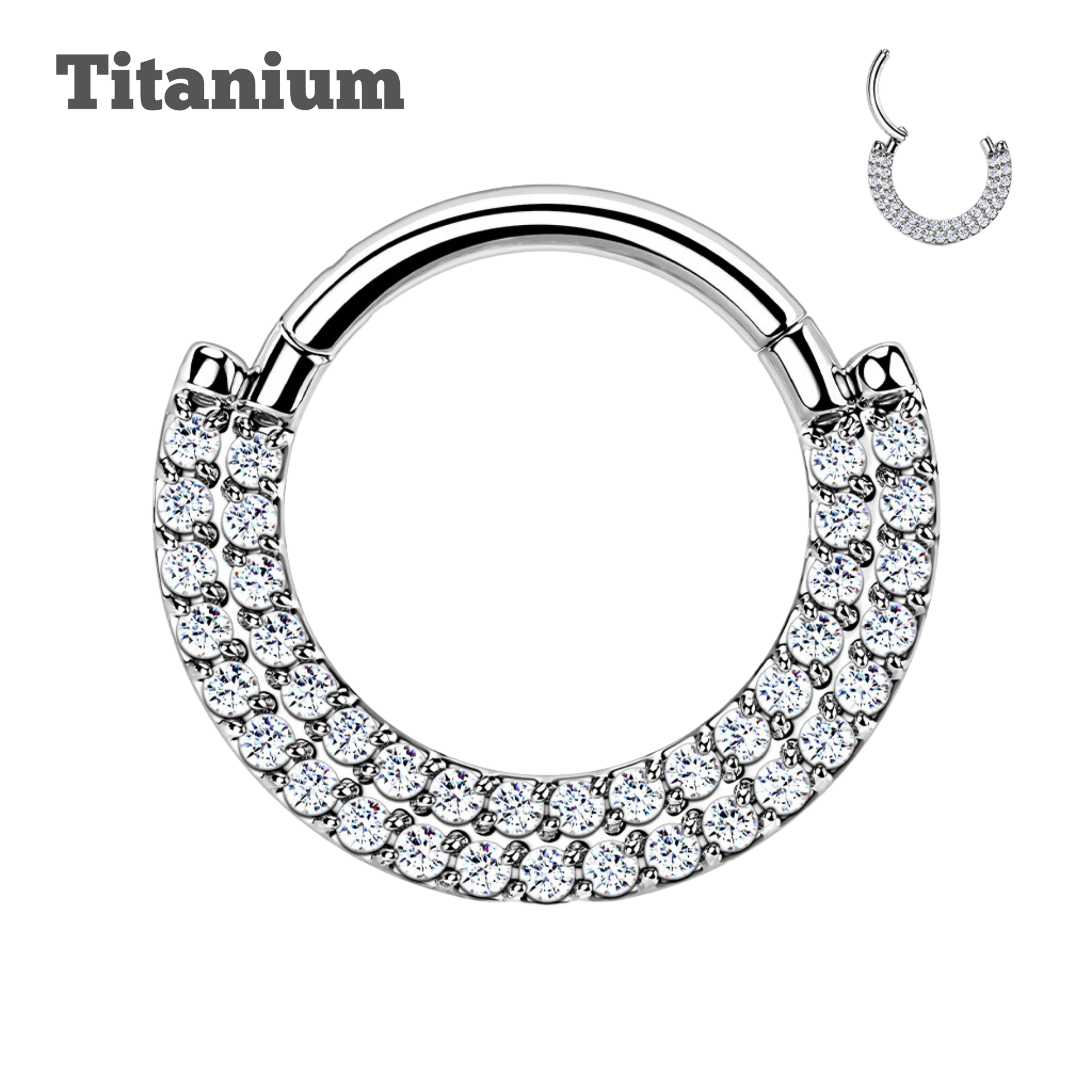 Fan Titanium Hinged Hoop
