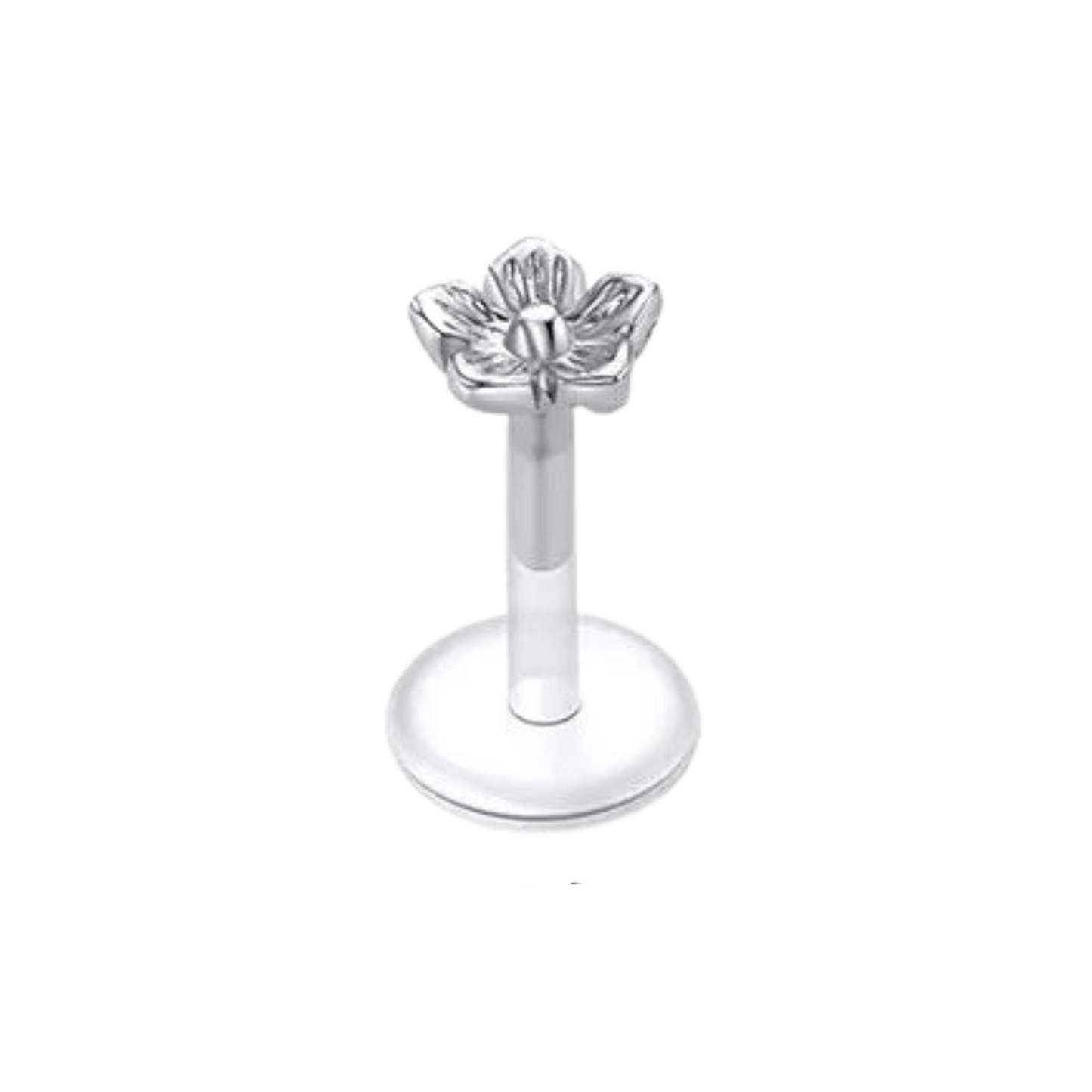 Hibiscus Silicon Plastic Labret