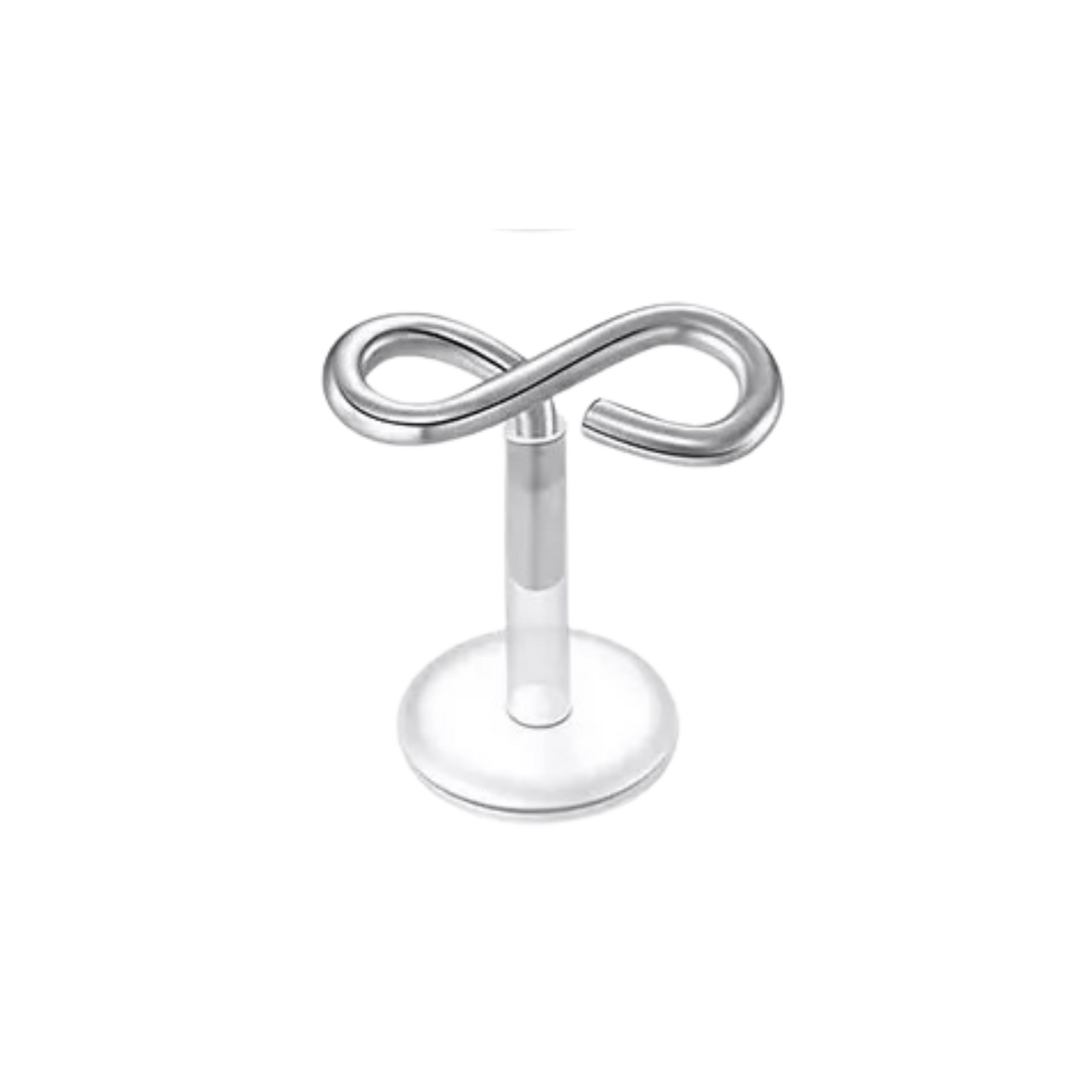 Infinity Coil Silicon Plastic Labret