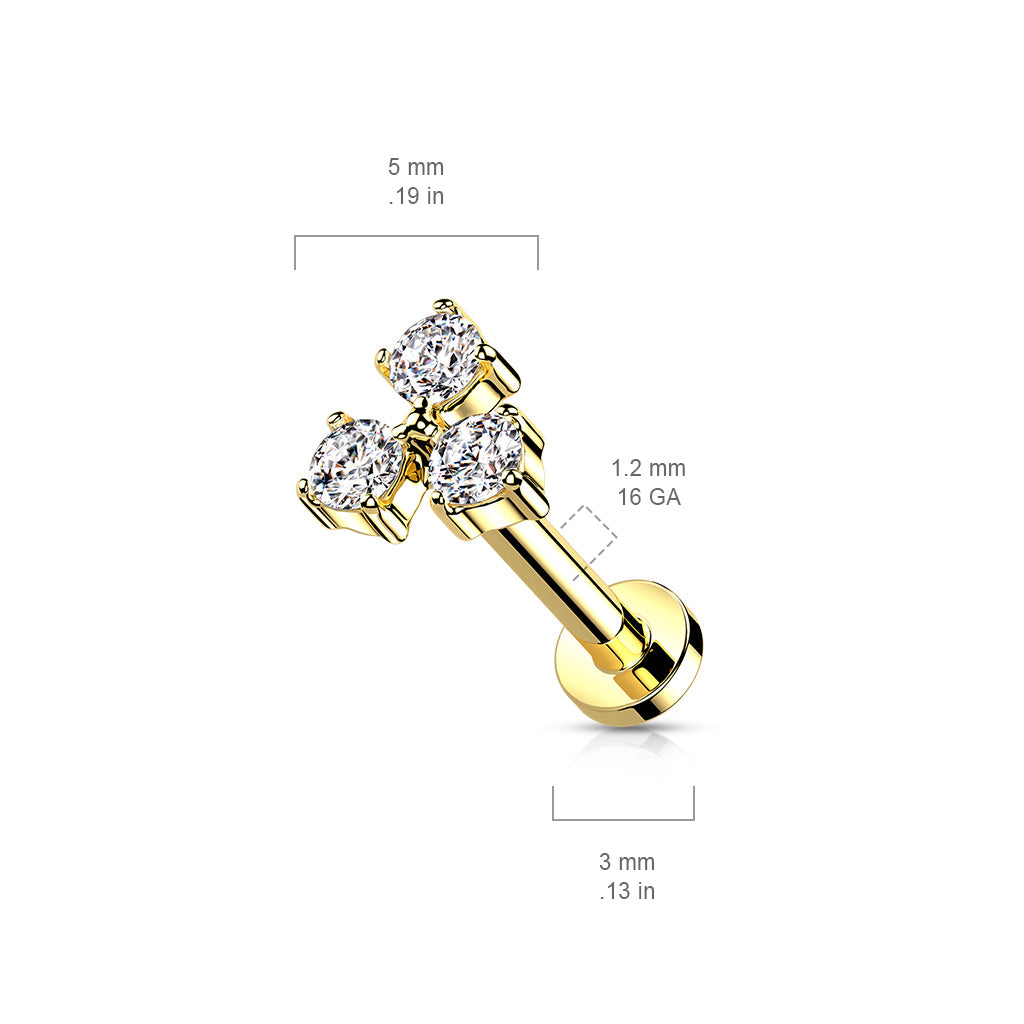 Trinity CZ Labret