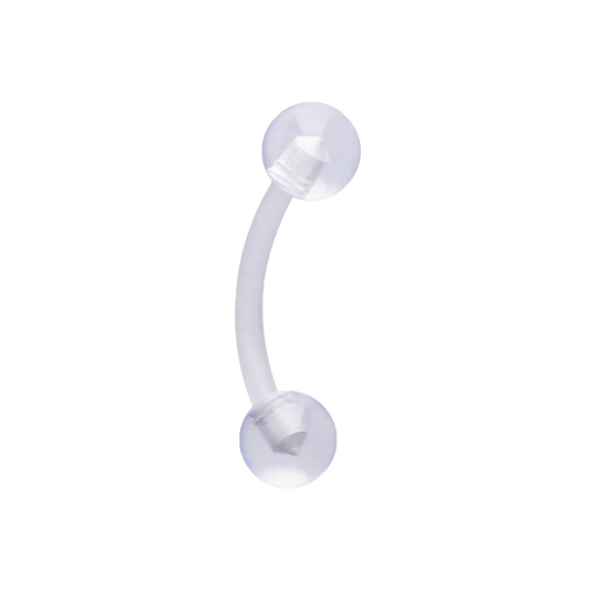 Silicon Plastic Curved Barbell