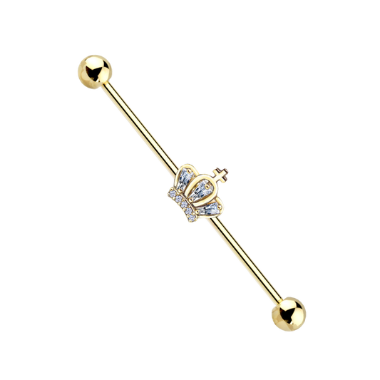 Sparkling Crown Industrial Barbell