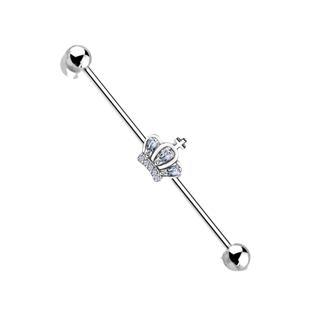 Sparkling Crown Industrial Barbell