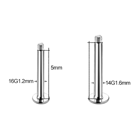 Stainless Steel Externally Threaded Labret