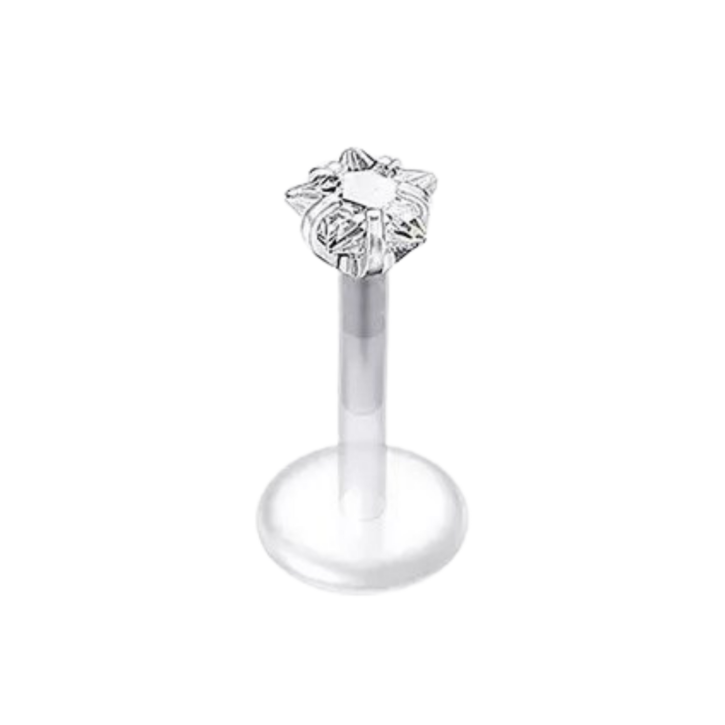 Star Gem Silicon Plastic Labret
