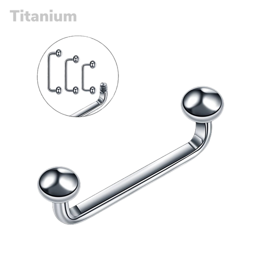 Titanium Ball Top Surface Barbell