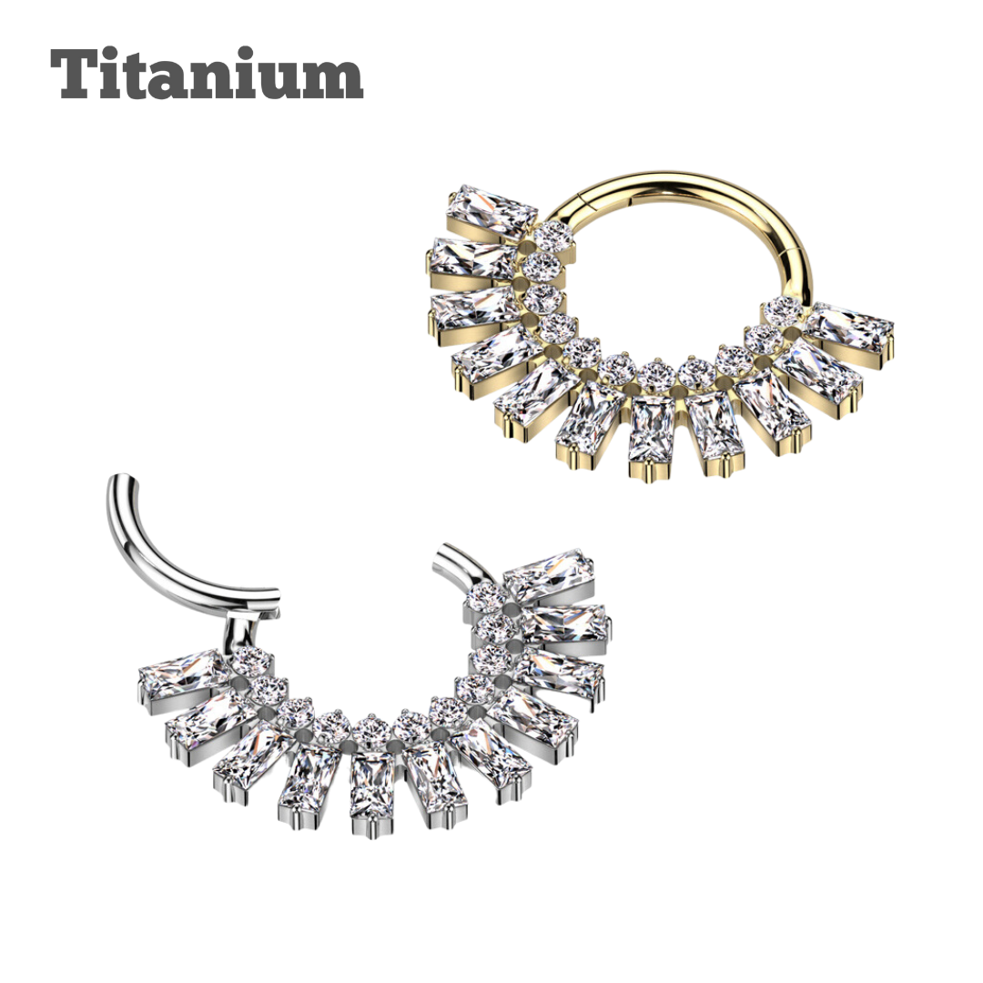 Titanium Majestic Hinged Hoop