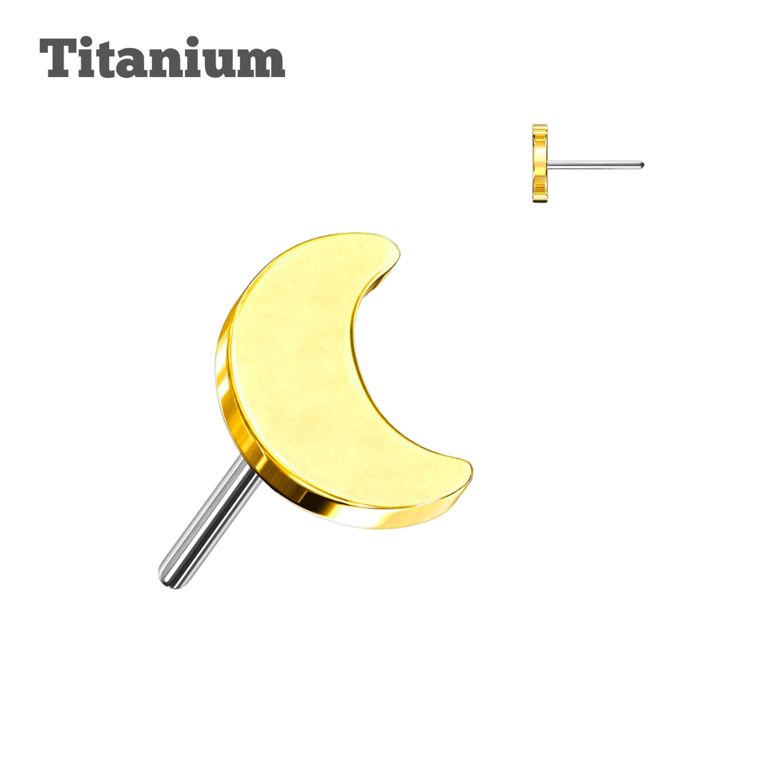 Titanium Plain Moon Threadless Top