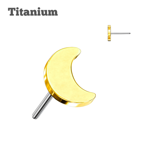 Titanium Plain Moon Threadless Top