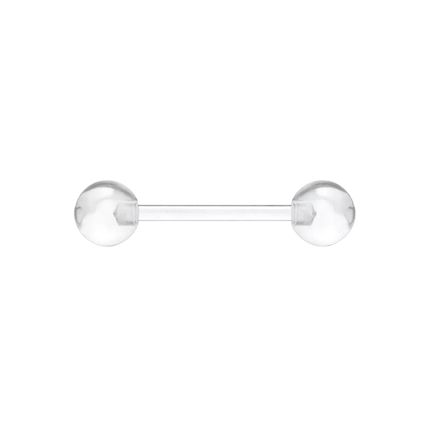 Tongue/Nipple Silicon Plastic Barbell