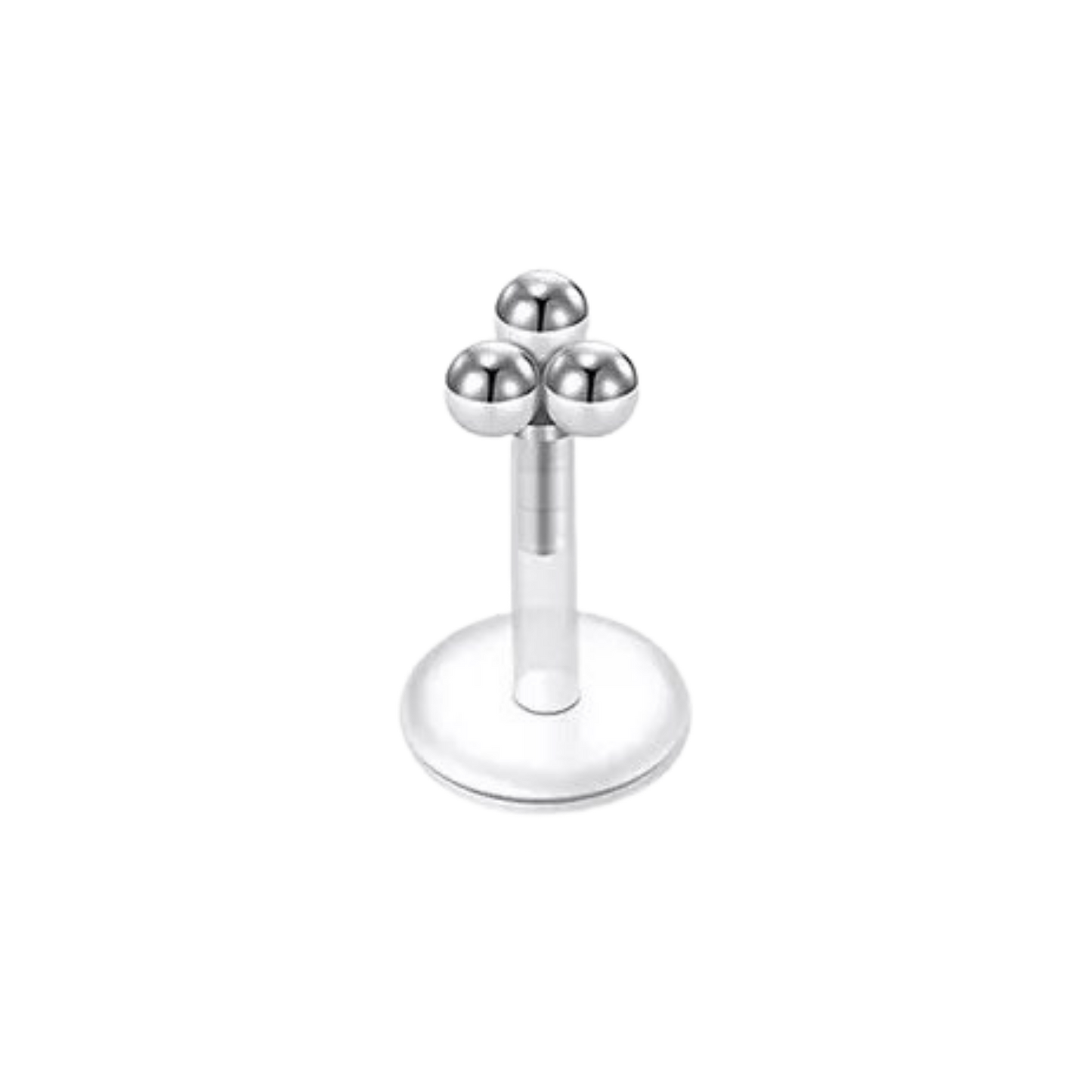 Trinity Ball Silicon Plastic Labret