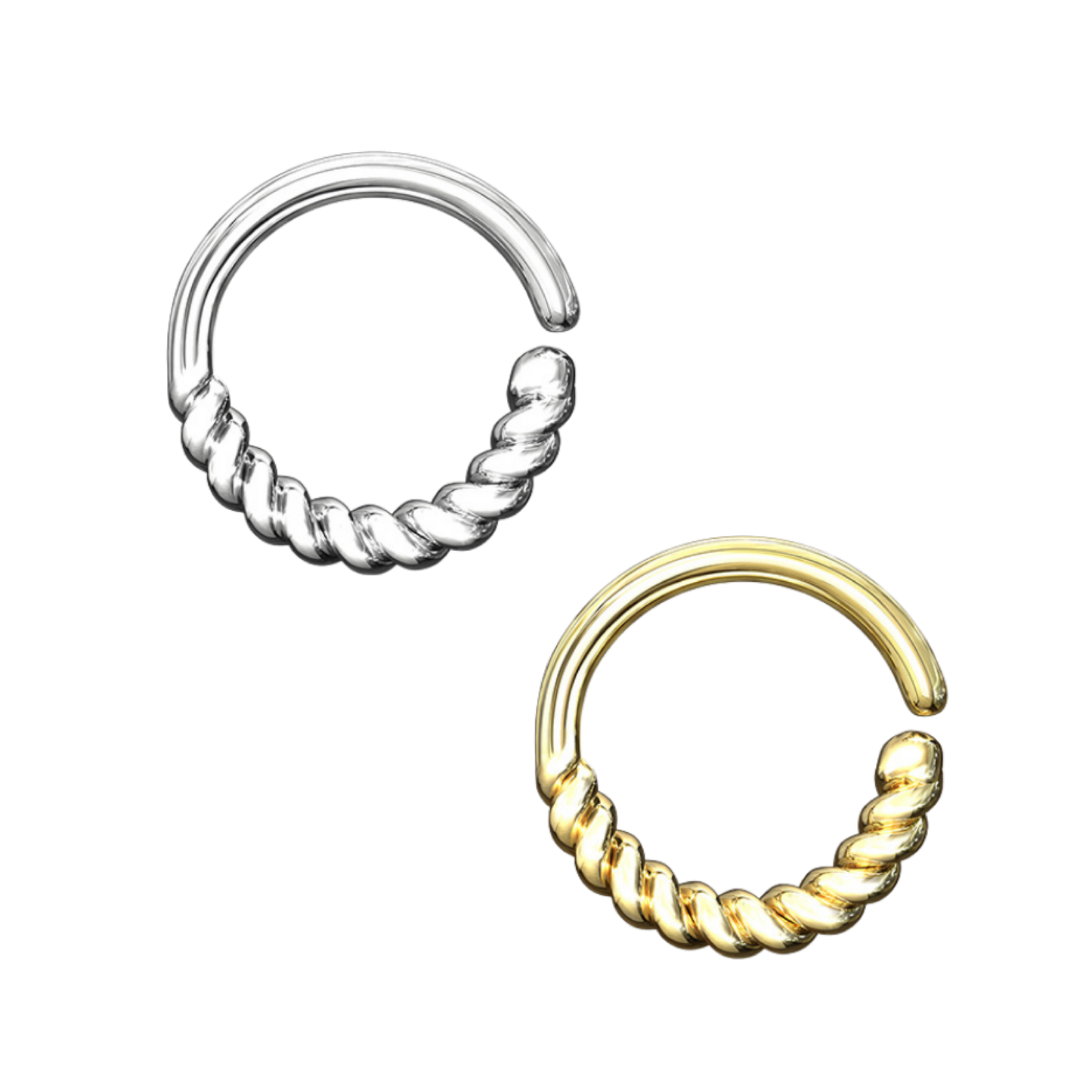Twisted Seamless Hoop