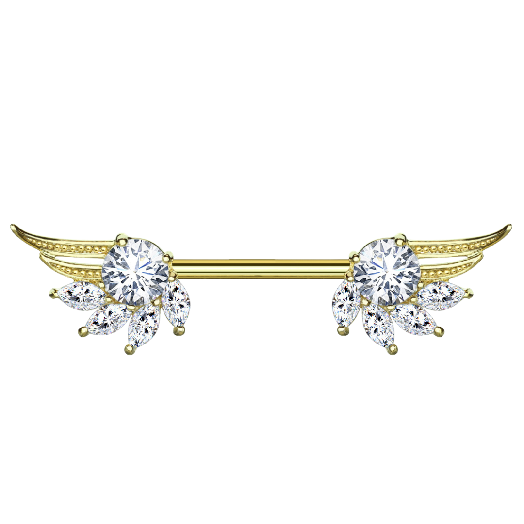 Wing Ends Straight Barbell