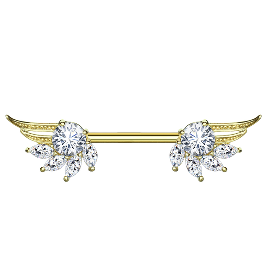 Wing Ends Straight Barbell