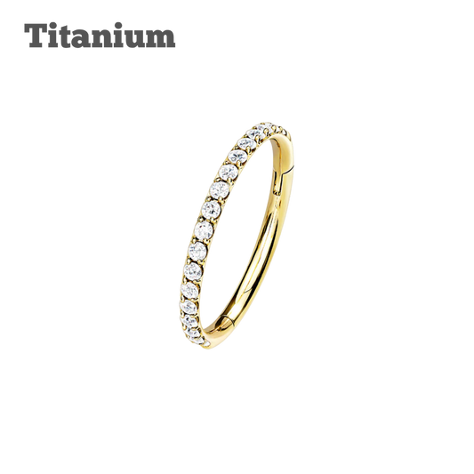 Titanium Outfacing Paved Hinged Hoop