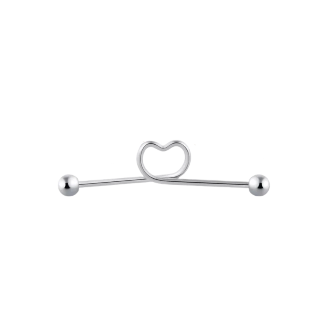 Twisted Heart Industrial Barbell
